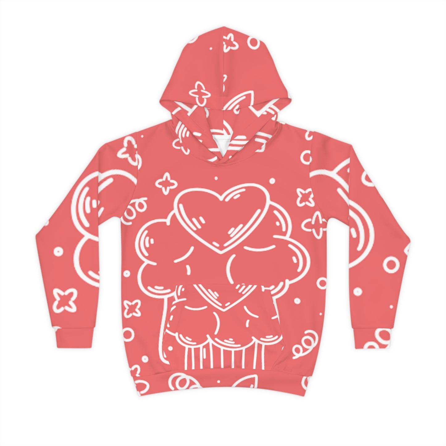 Doodle Pancake - Sudadera con capucha infantil Inovax