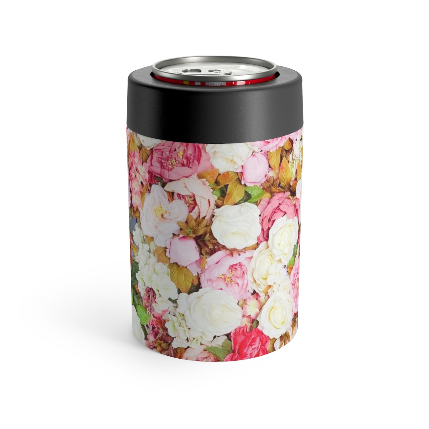 Pink Flowers - Inovax Can Holder