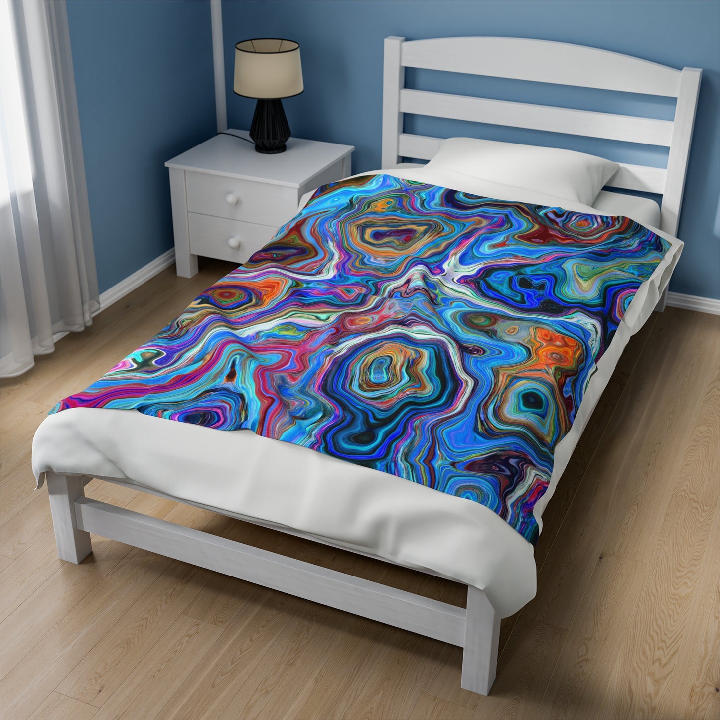 Trippy Liquid - Inovax Velveteen Plush Blanket