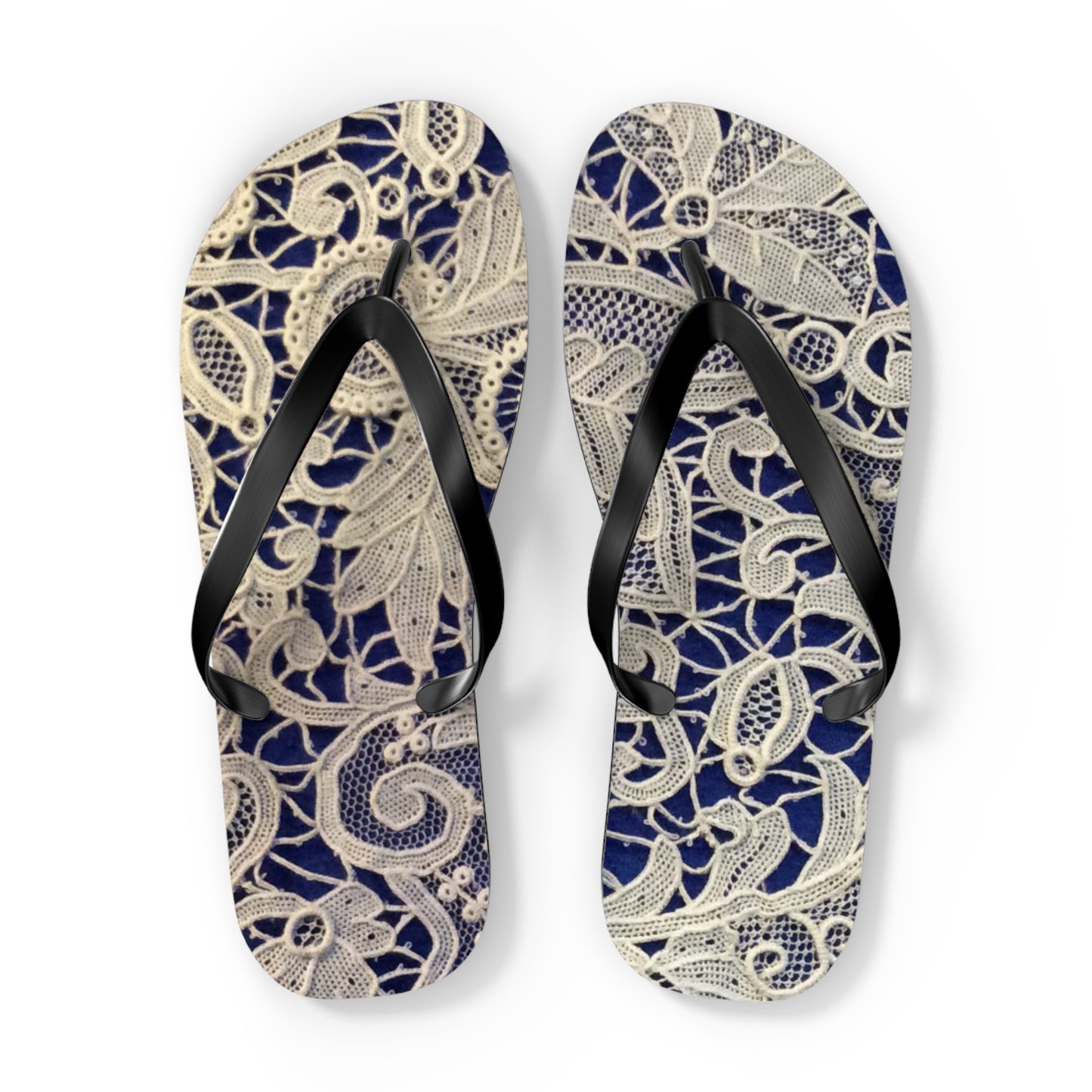 Golden and Blue - Inovax Flip Flops