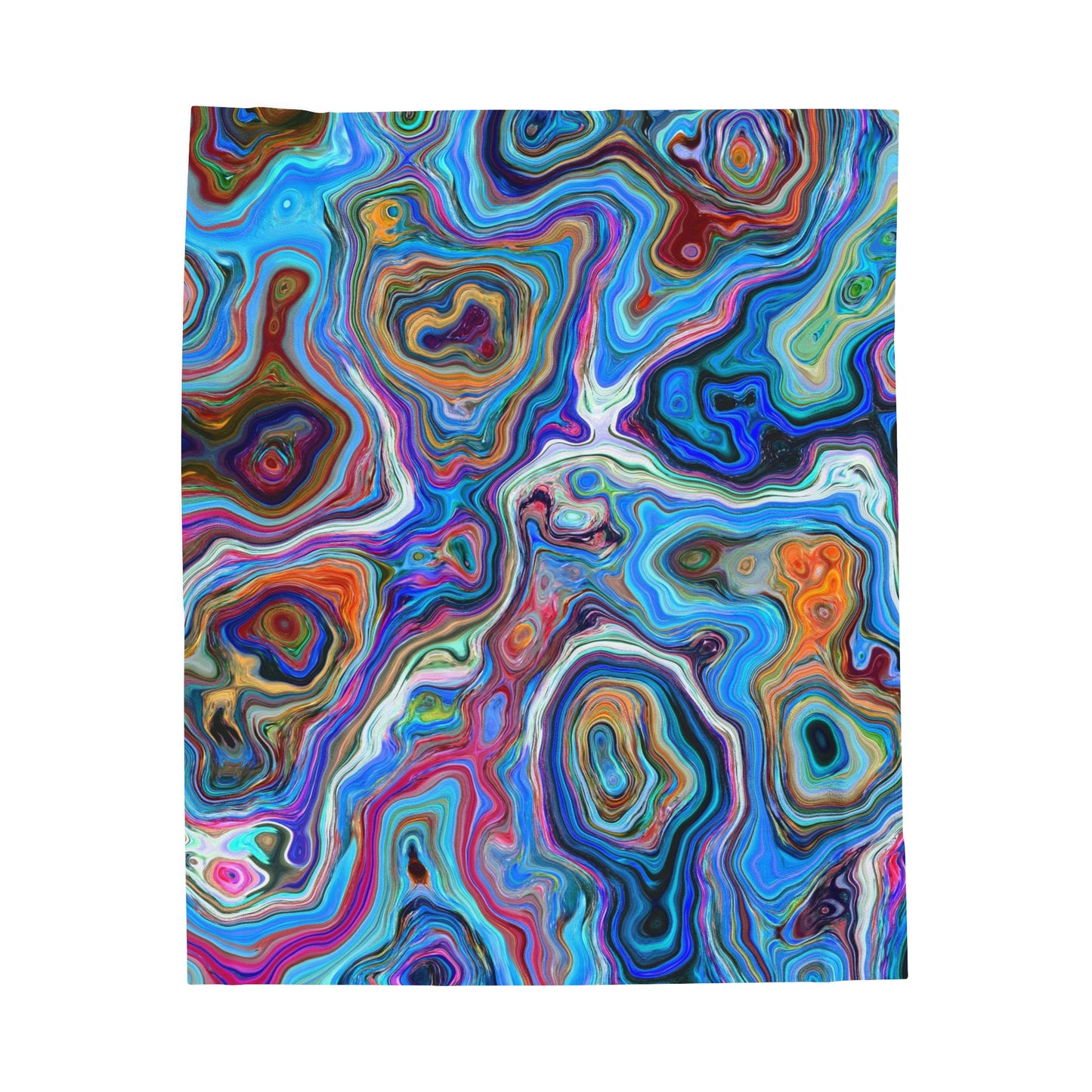 Trippy Liquid - Couverture en peluche Inovax Velveteen