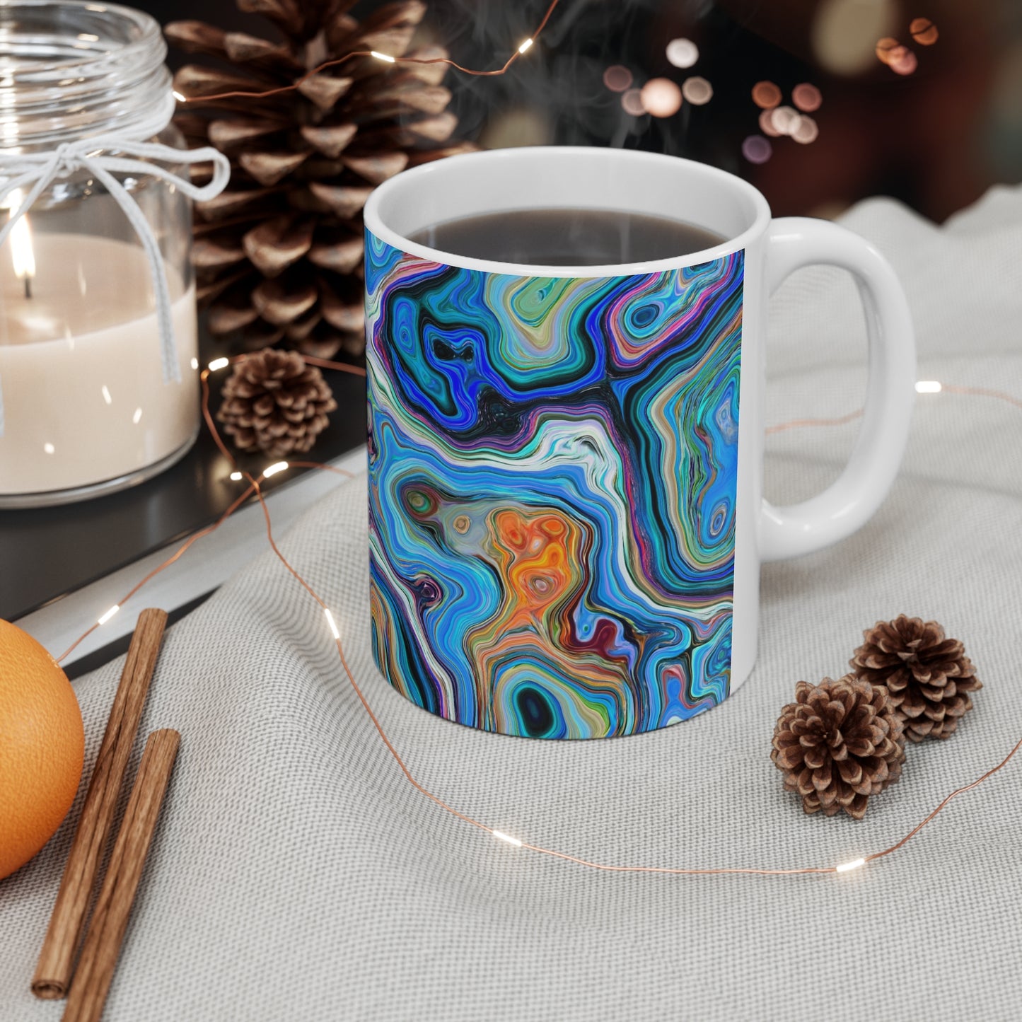 Liquide Trippy - Tasse en céramique Inovax 11oz