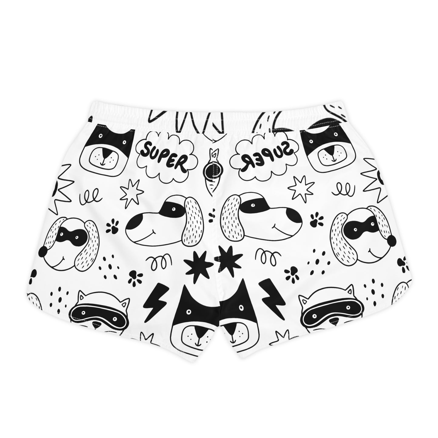 Doodle Dogs & Cats - Inovax Women's Casual Shorts