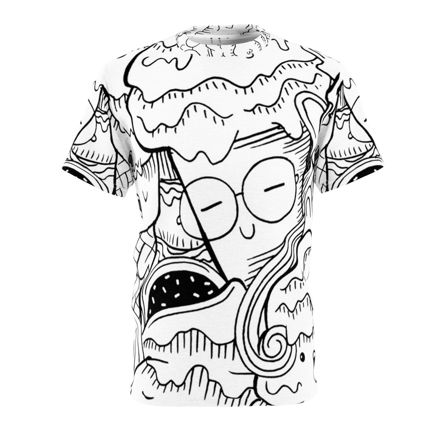 Doodle Icecream - Inovax Unisex Cut & Sew Tee