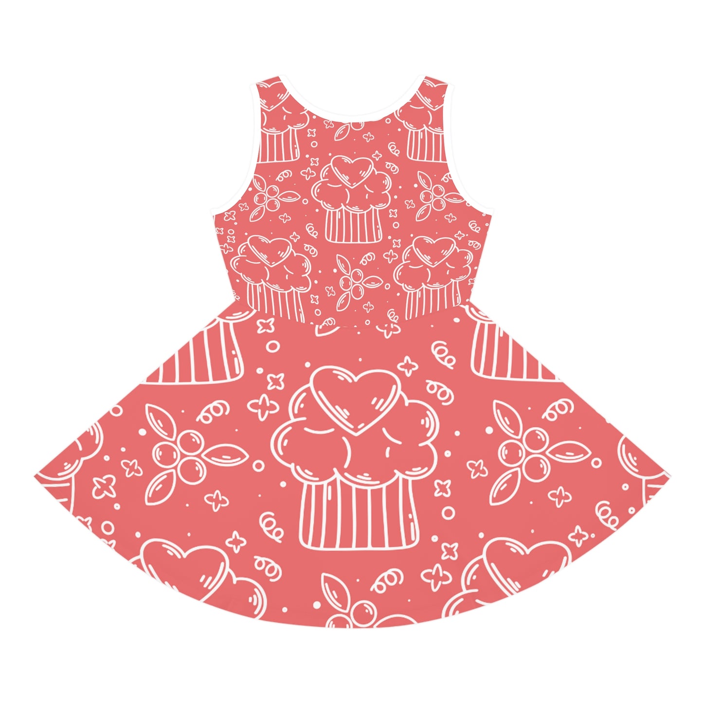 Doodle Pancake - Inovax Girl's Sleeveless Sundress