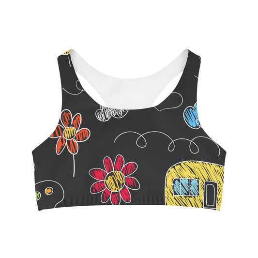 Aire de jeux pour enfants Doodle - Soutien-gorge de sport sans couture Inovax