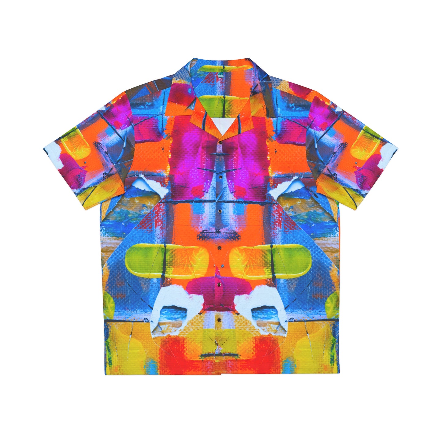 Square Colors - Chemise hawaïenne pour hommes Inovax