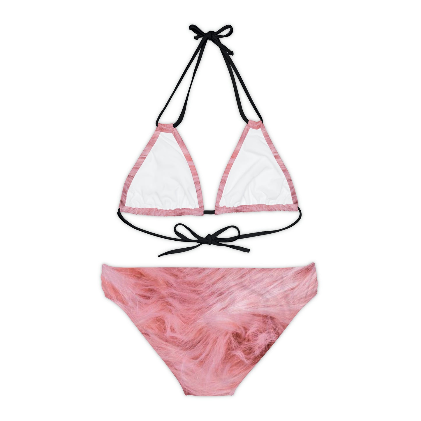 Pink Teddy - Conjunto de bikini con tiras Inovax