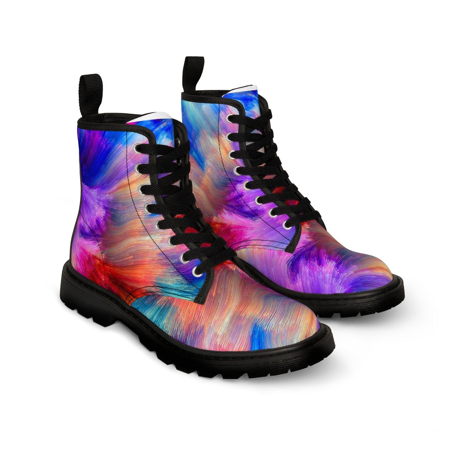 Neon Splash - Bottes en toile pour femme Inovax