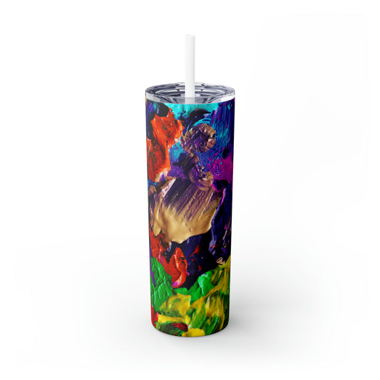 Peintures en couleur - Inovax Maars® Skinny Tumbler avec paille 20oz