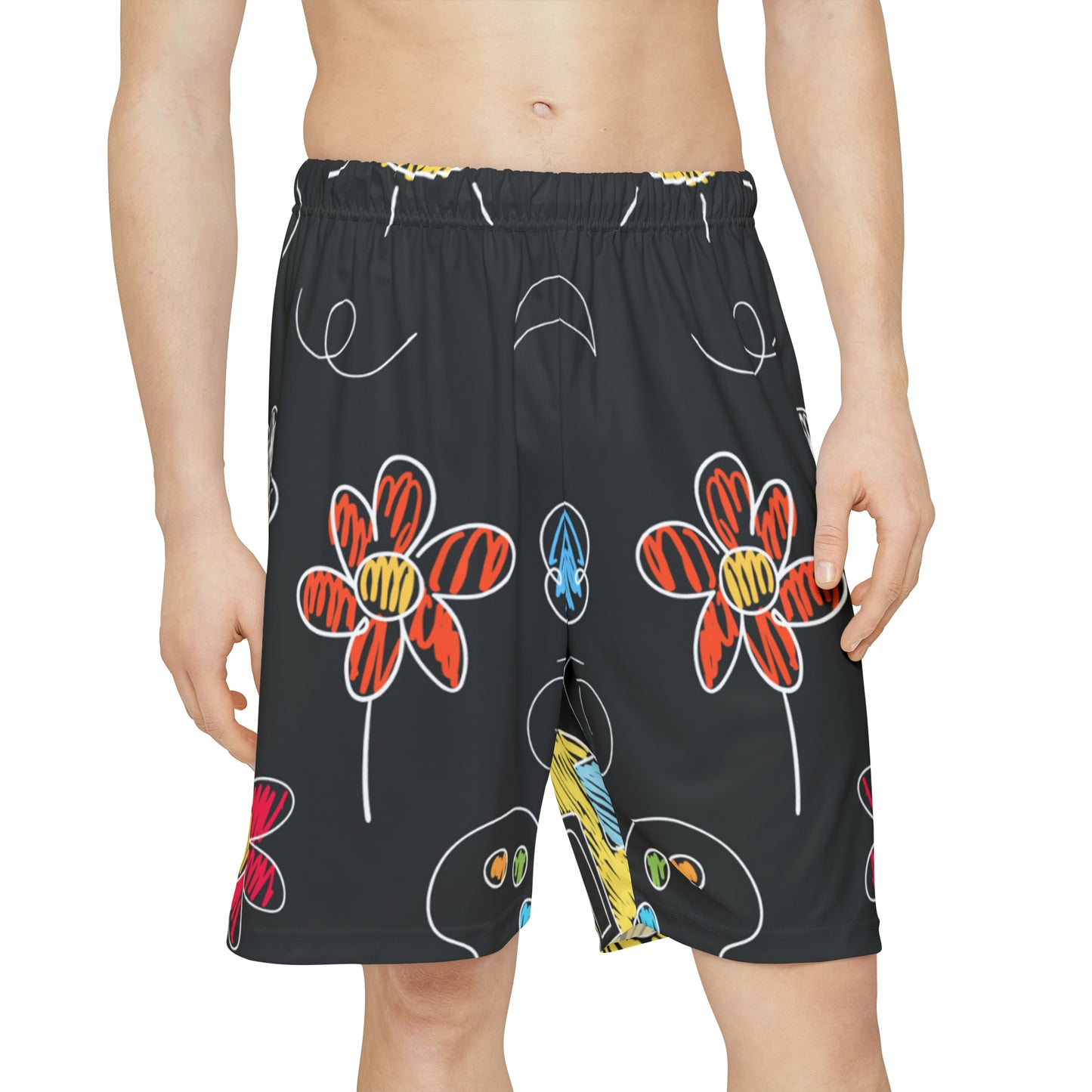 Kids Doodle Playground - Inovax Men’s Sports Shorts