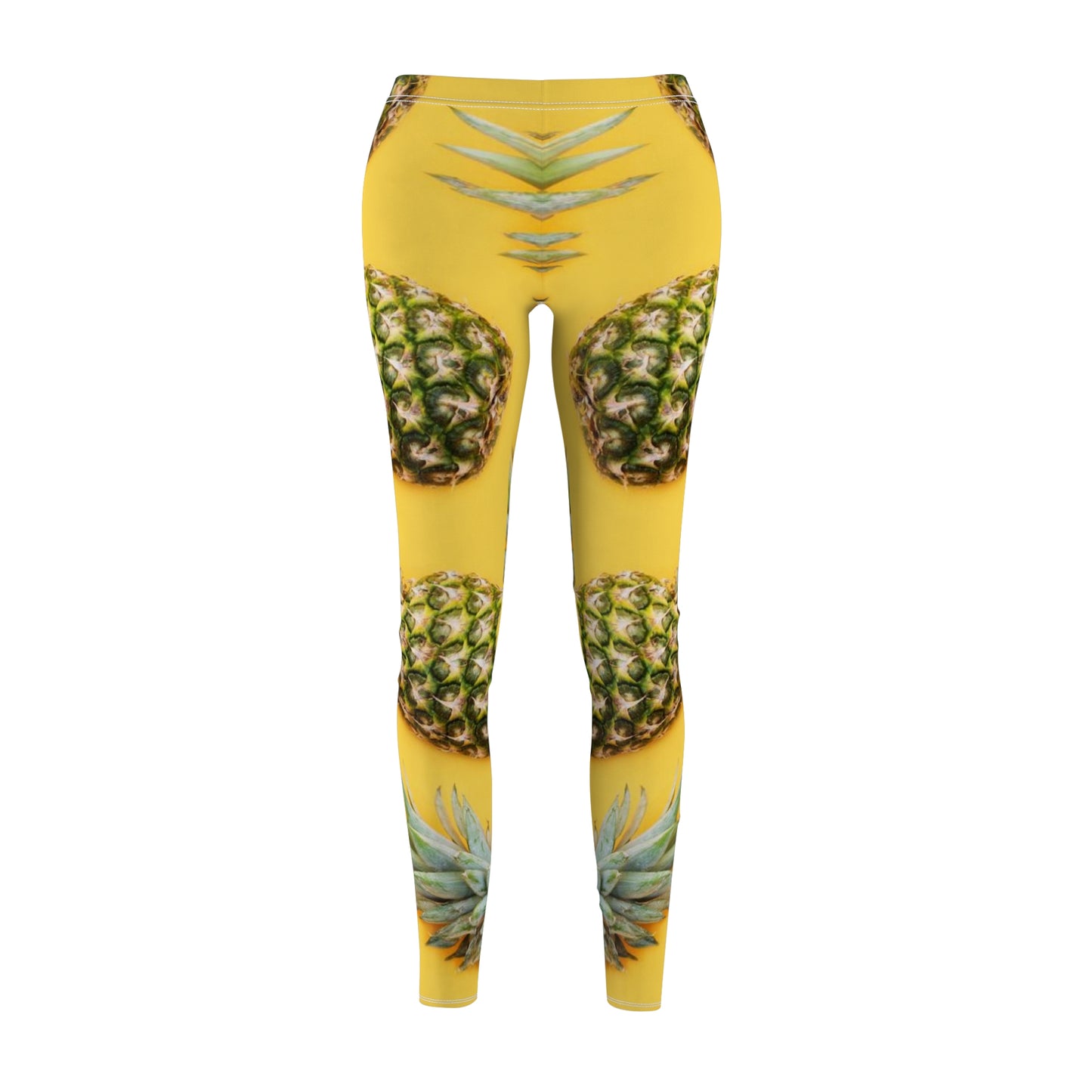 Pineapple - Inovax Women's cut & sew Casual Leggings