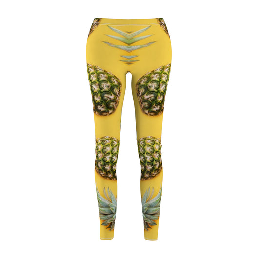 Piña - Leggings Casuales de corte y costura de mujer Inovax