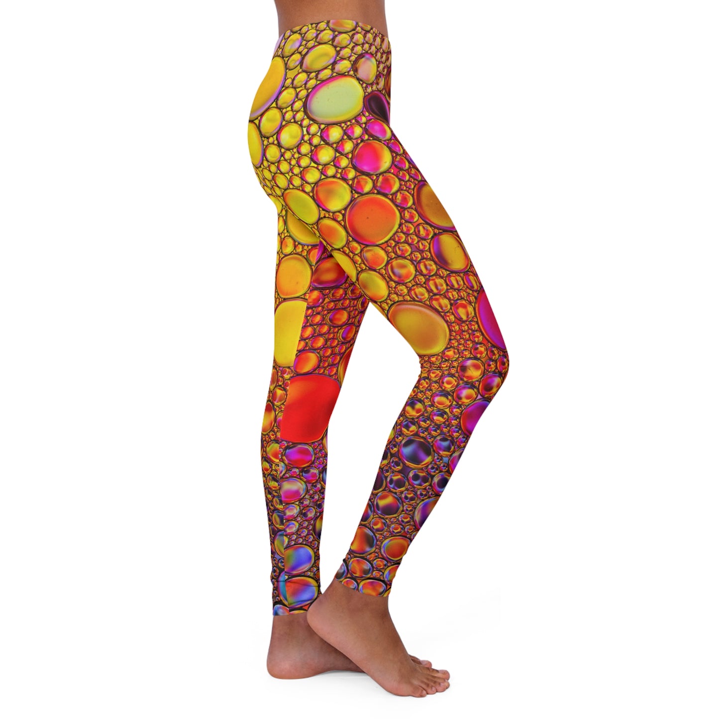 Couleurs scintillantes - Leggings en spandex Inovax pour femmes