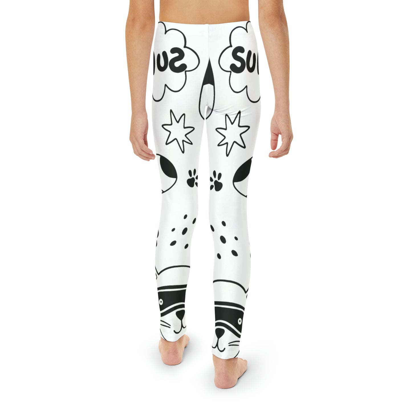 Doodle Dogs &amp; Cats - Leggings pleine longueur pour jeunes Inovax