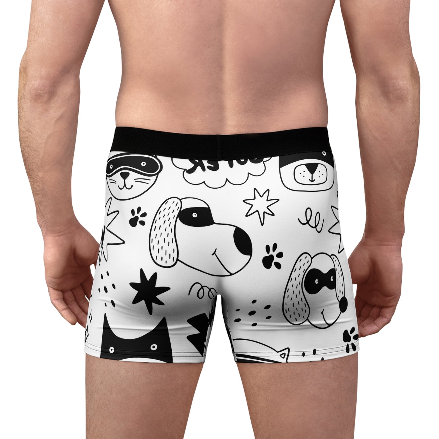 Doodle Dogs & Cats - Inovax Men's Boxer Briefs