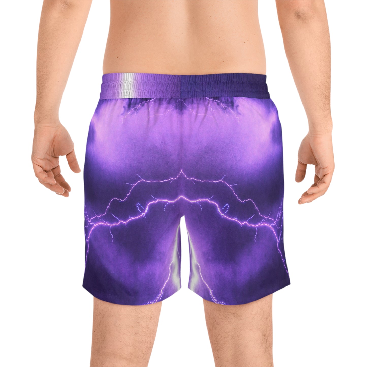 Electric Thunder - Bañador de longitud media para hombre Inovax