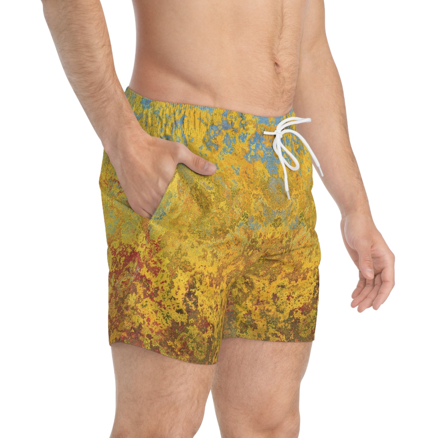 Gold and blue spots - Inovax Swim Trunks