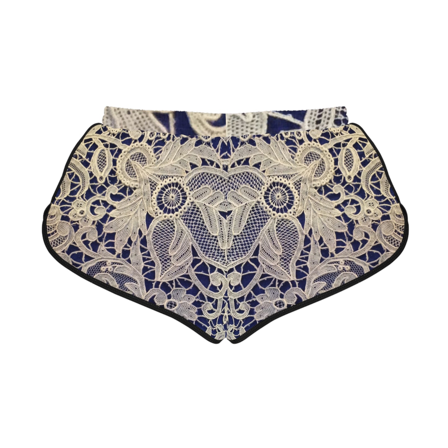 Dorado y Azul - Shorts Relaxed Mujer Inovax