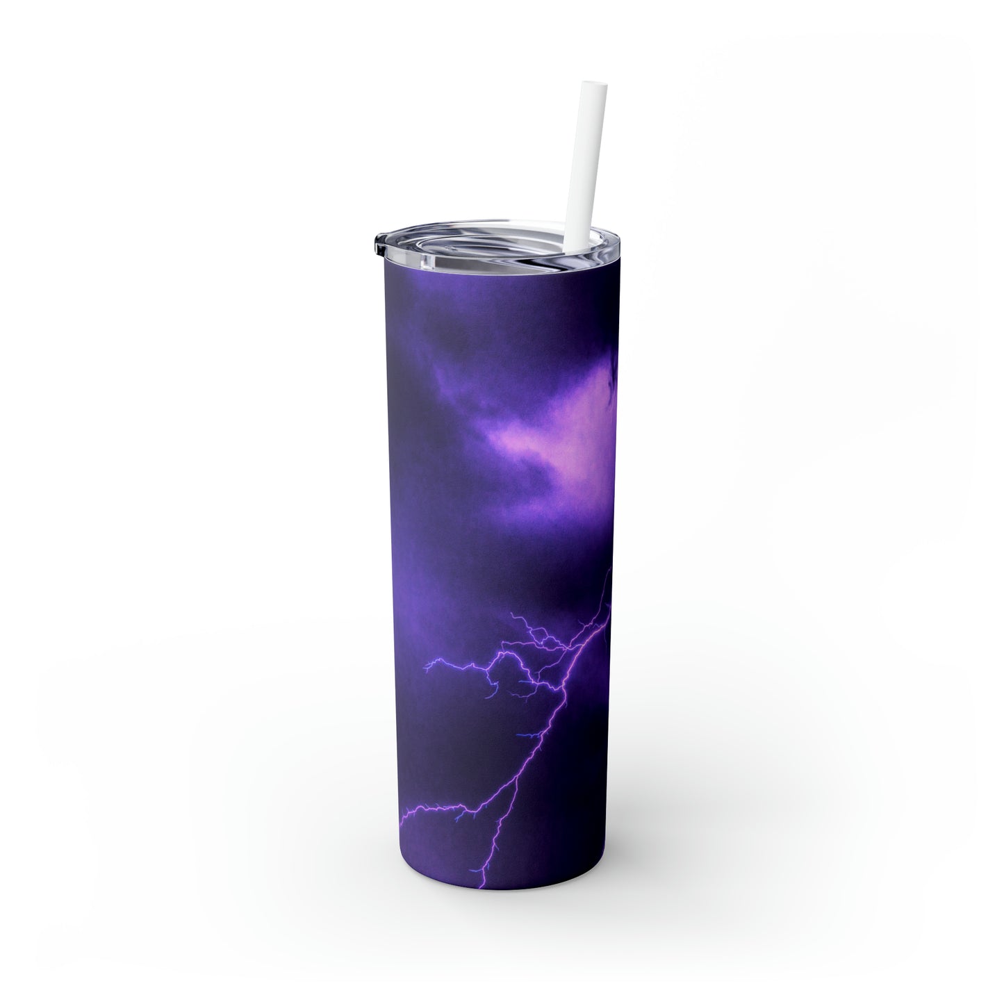 Electric Thunder - Inovax Maars® Skinny Tumbler with Straw 20oz