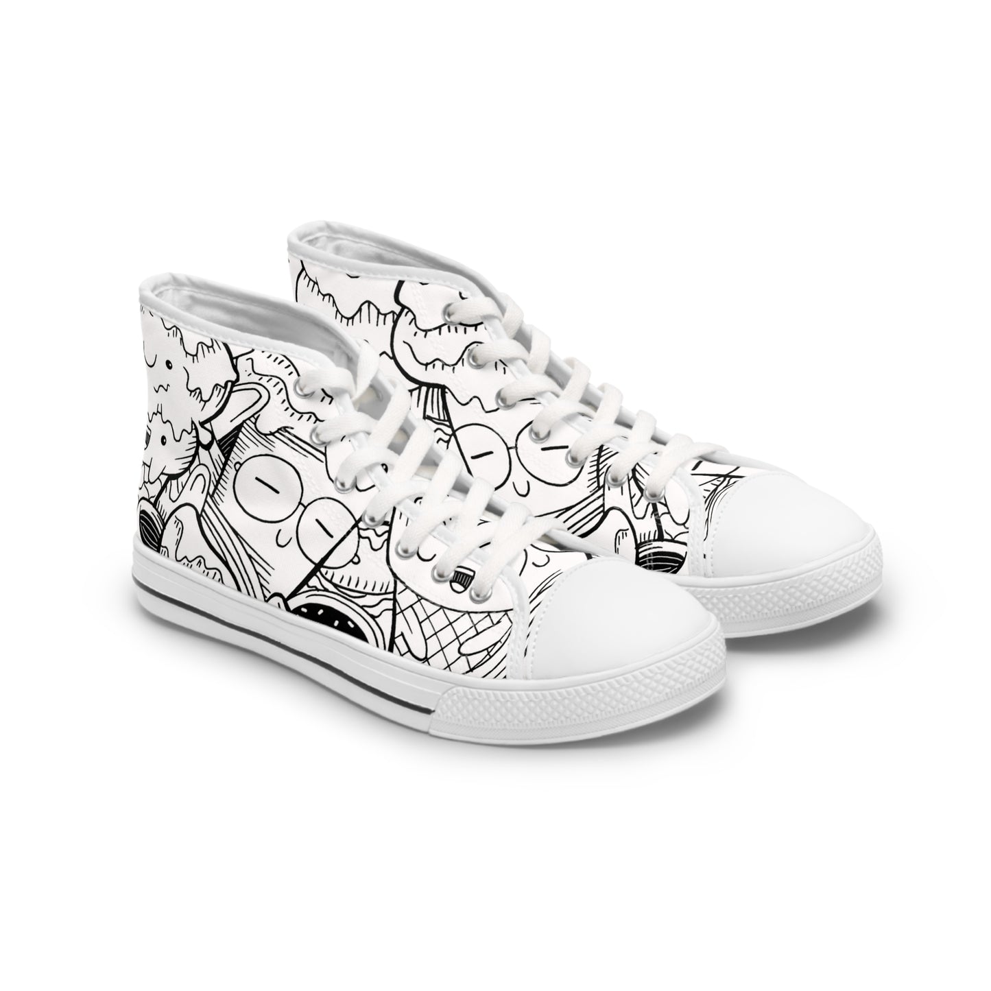 Doodle Icecream - Zapatillas altas Inovax para mujer