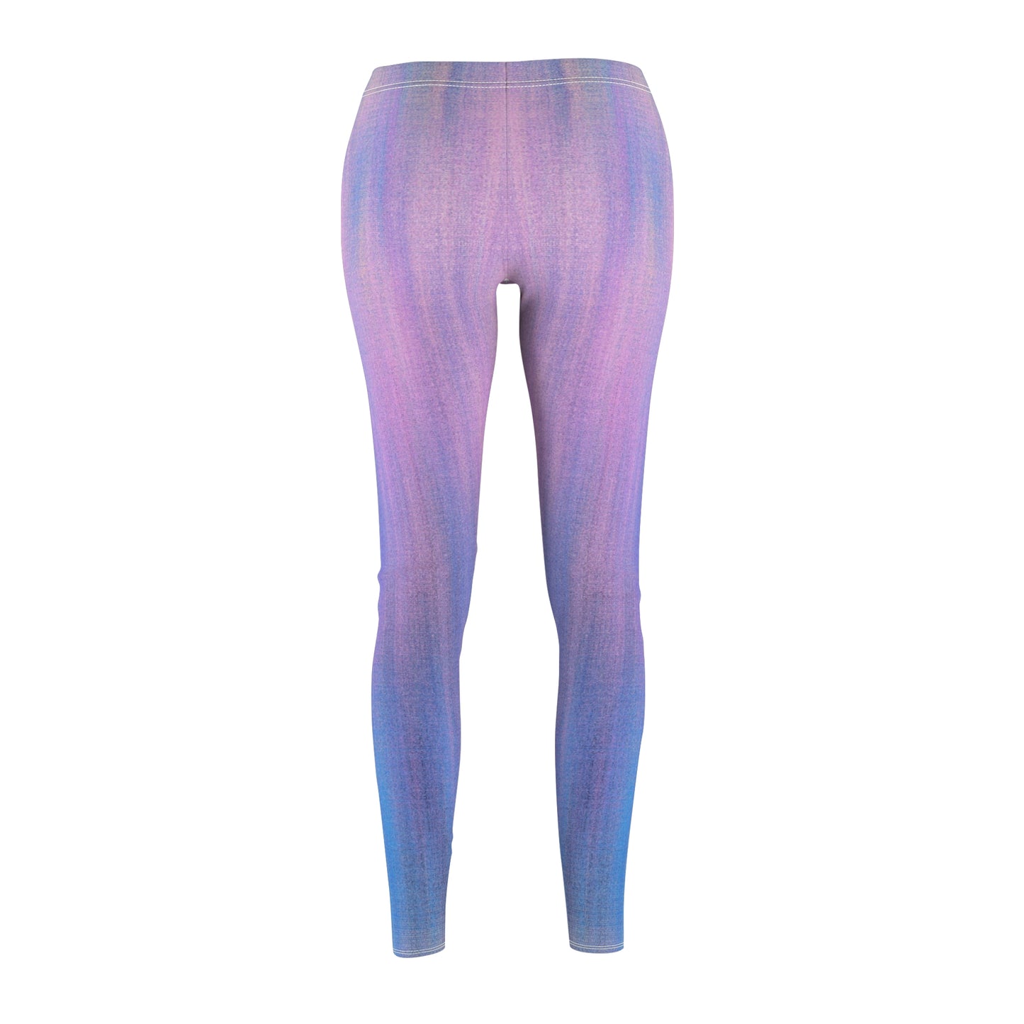 Blue & Purple Metalic - Inovax Women's cut & sew Casual Leggings