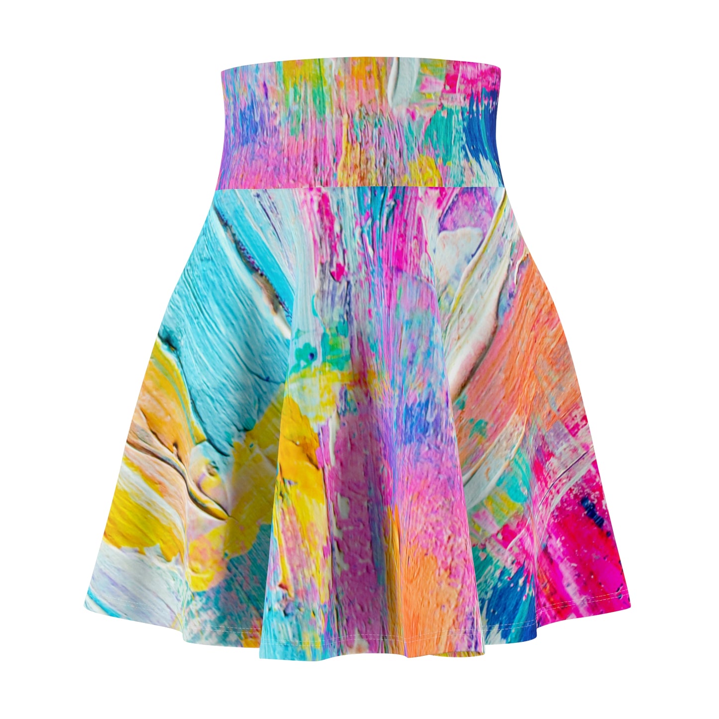 Pastel Colors - Inovax Woman's Skater Skirt