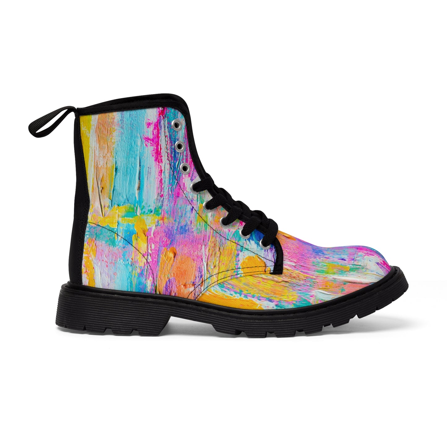 Couleurs Pastel - Bottes en toile pour femme Inovax