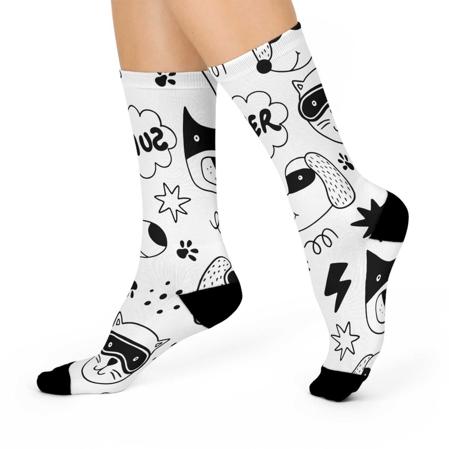 Doodle Dogs &amp; Cats - Chaussettes rembourrées Inovax