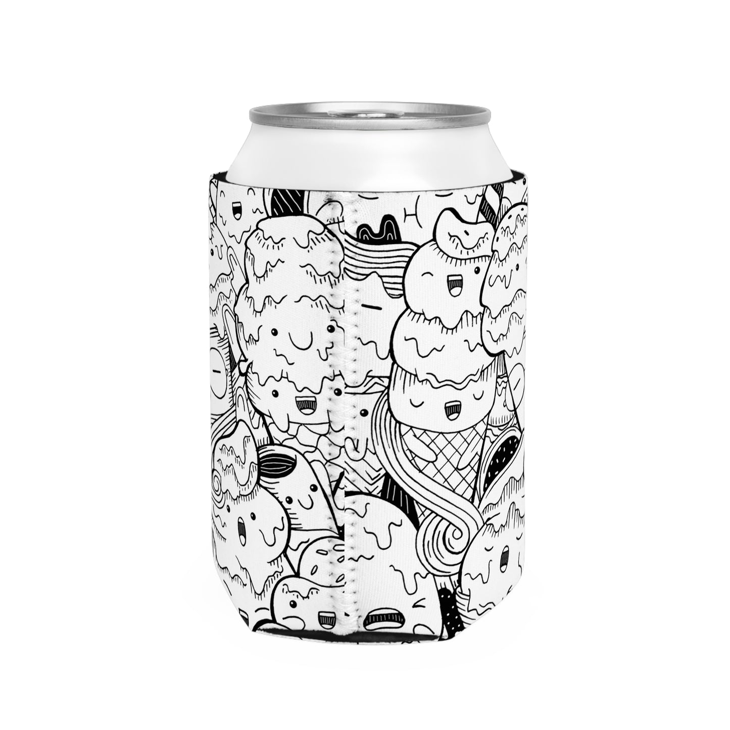 Doodle Icecream - Inovax Can Cooler Sleeve