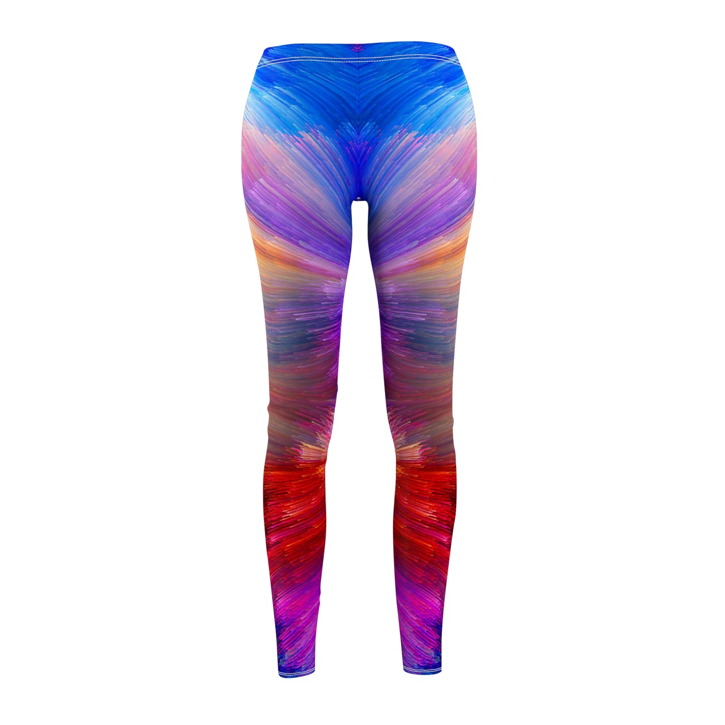 Neon Splash - Leggings casuales de corte y costura de mujer Inovax