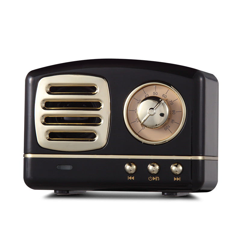 Altavoz Bluetooth inalámbrico con perilla Retro, tarjeta de disco U, Radio, Audio Bluetooth multicolor portátil