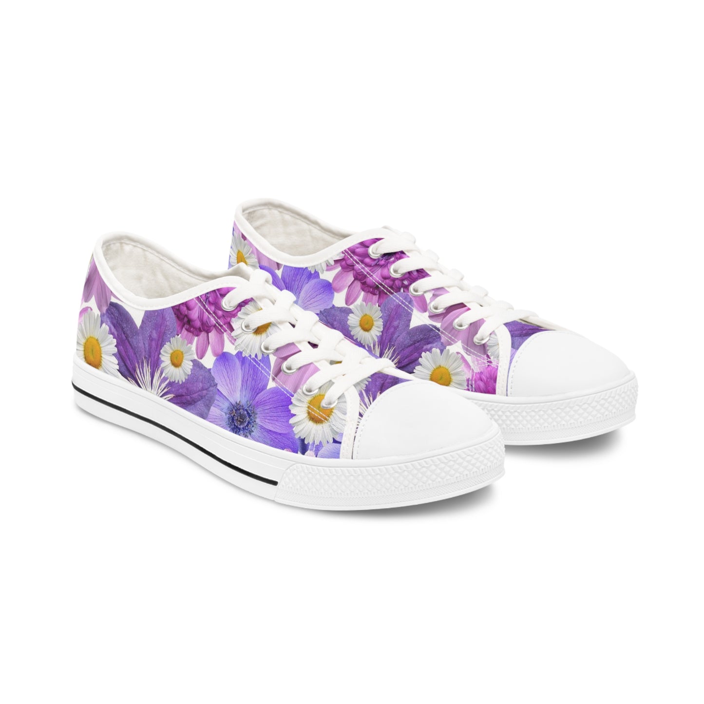 Flores Moradas - Zapatillas Bajas Inovax Mujer