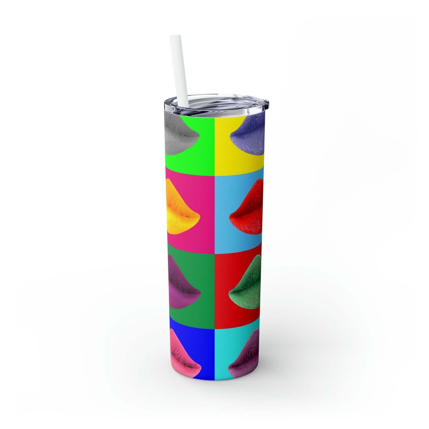 Pop Mouth - Vaso delgado Inovax Maars® con pajita de 20 oz