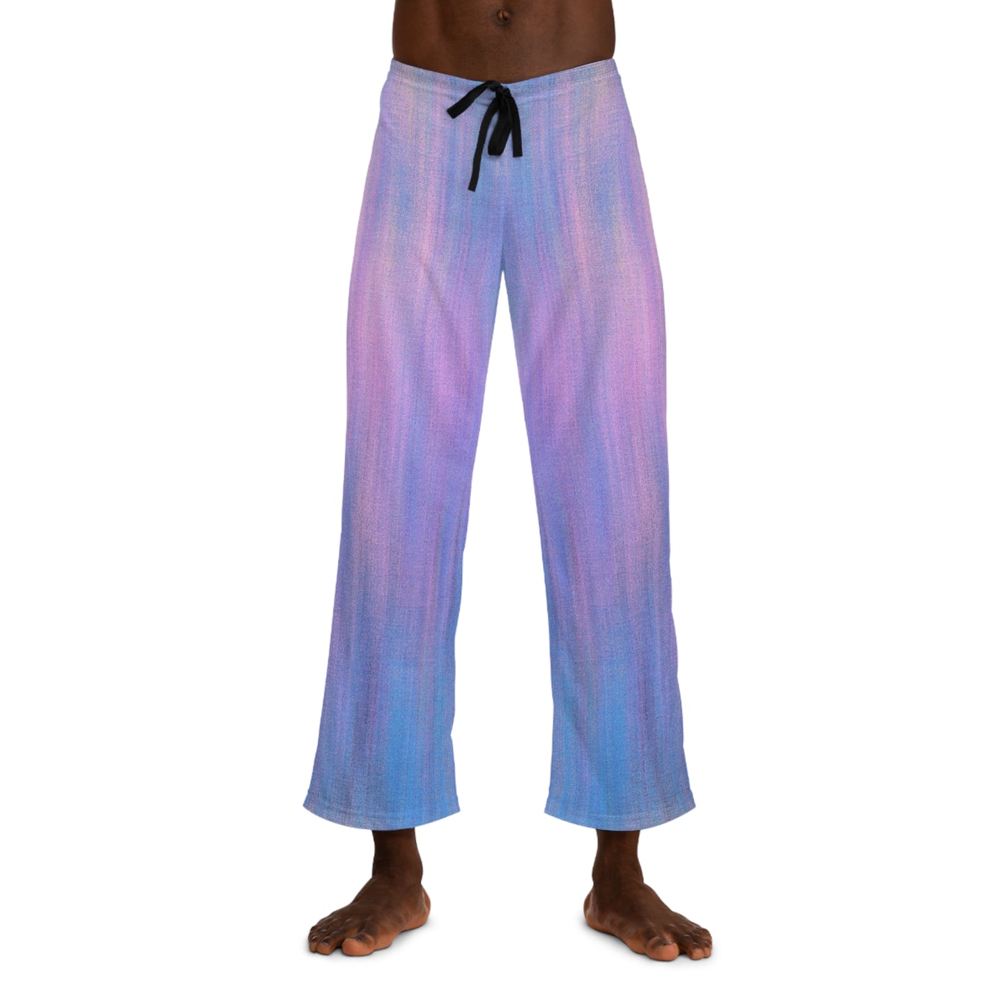 Azul y Morado Metálico - Pantalones de Pijama para Hombre Inovax