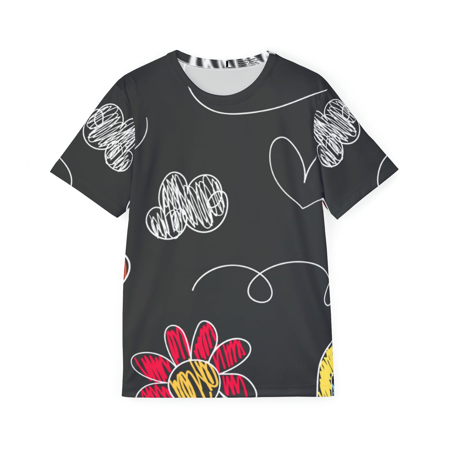 Kids Doodle Playground - Camiseta deportiva para hombre Inovax