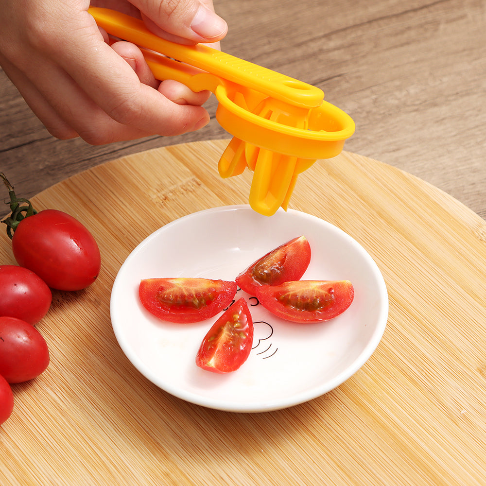 Coupe-tomate, outils de raisin, cuisine cerise, Pizza séparateur de fruits, artefact petites tomates, accessoires Gadget de coupe manuel