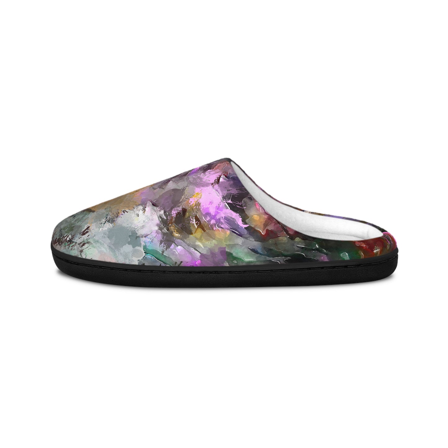 Purple Painting - Inovax Women's Indoor Slippers