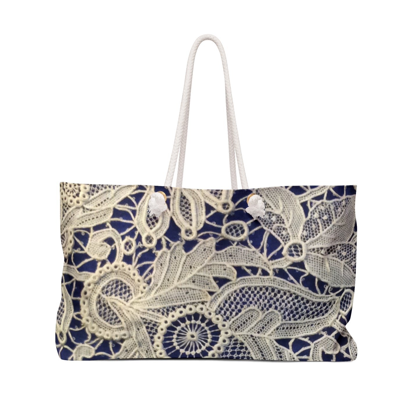 Dorado y Azul - Bolso Weekender Inovax