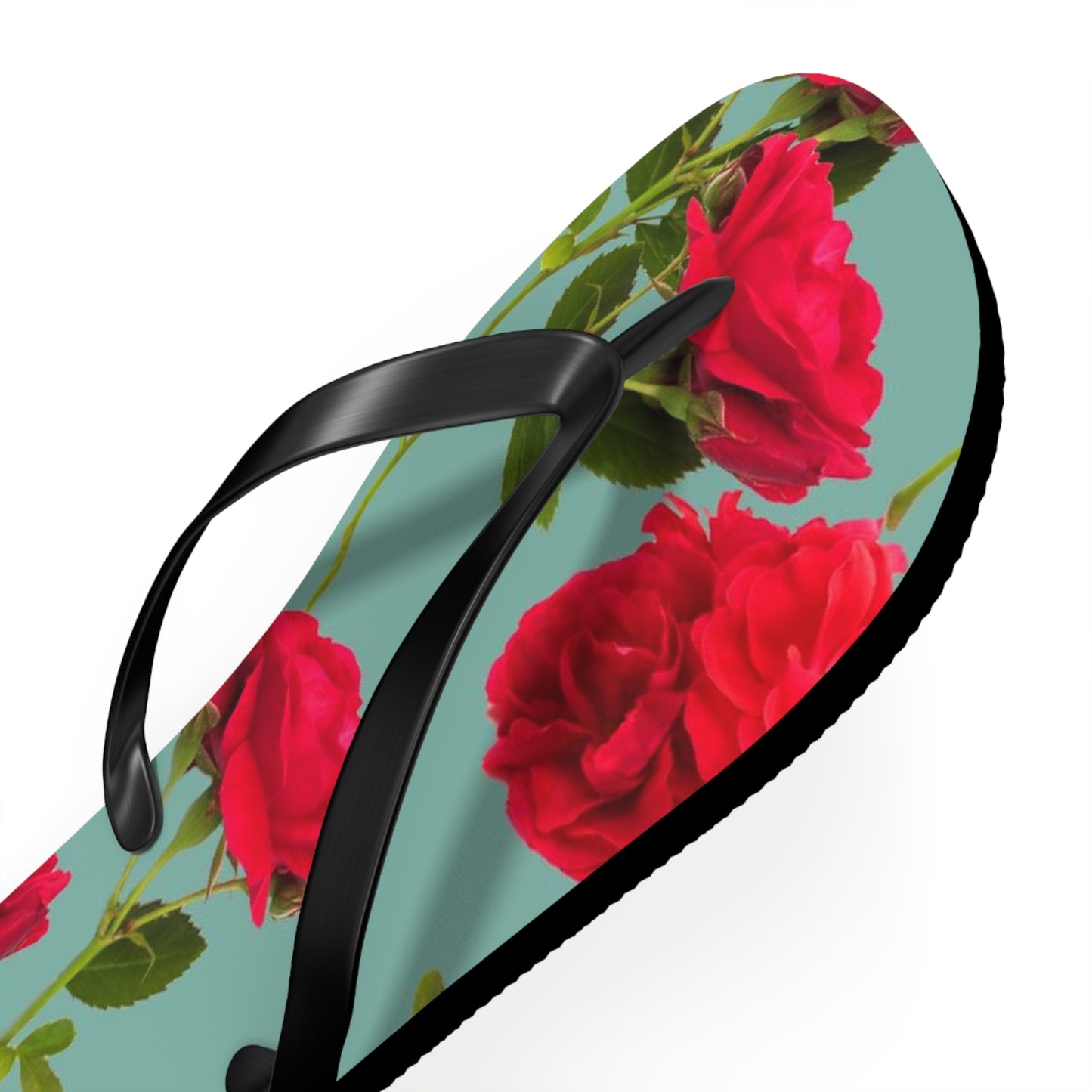 Flores Rojas y Azul - Chanclas Inovax