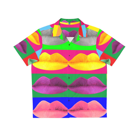 Pop Mouth - Camisa hawaiana para hombre Inovax