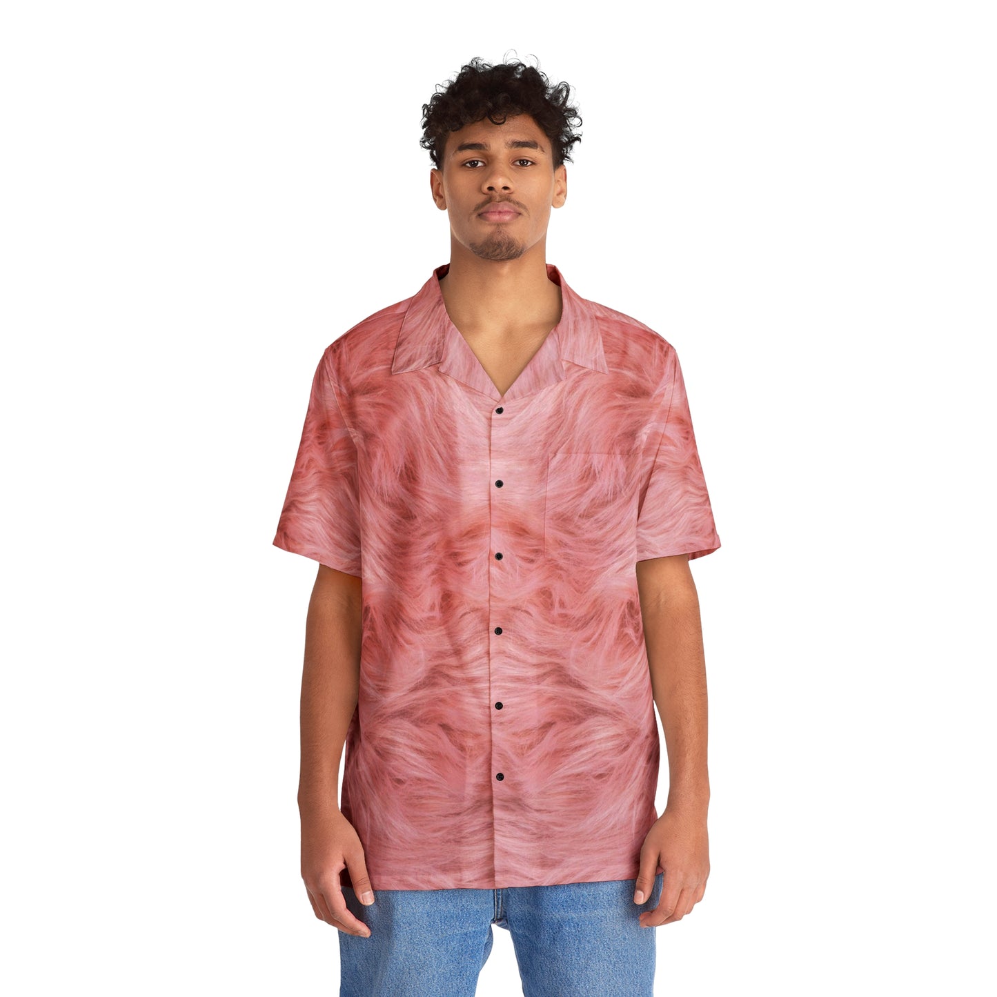 Pink Teddy - Camisa hawaiana para hombre Inovax