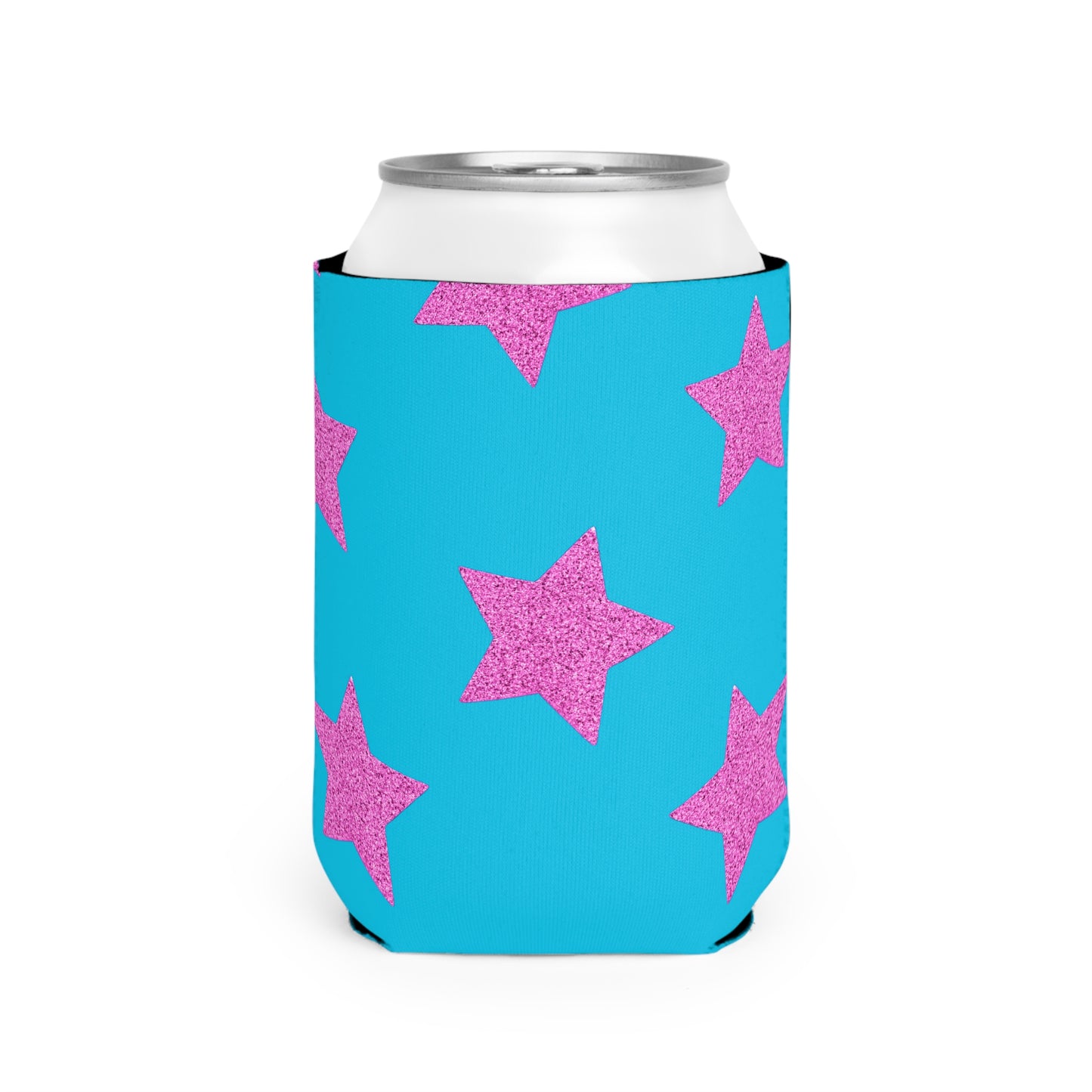 Estrellas rosadas - Funda enfriadora de latas Inovax