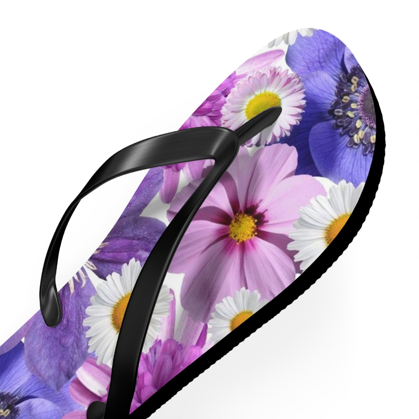 Fleurs violettes - Tongs Inovax