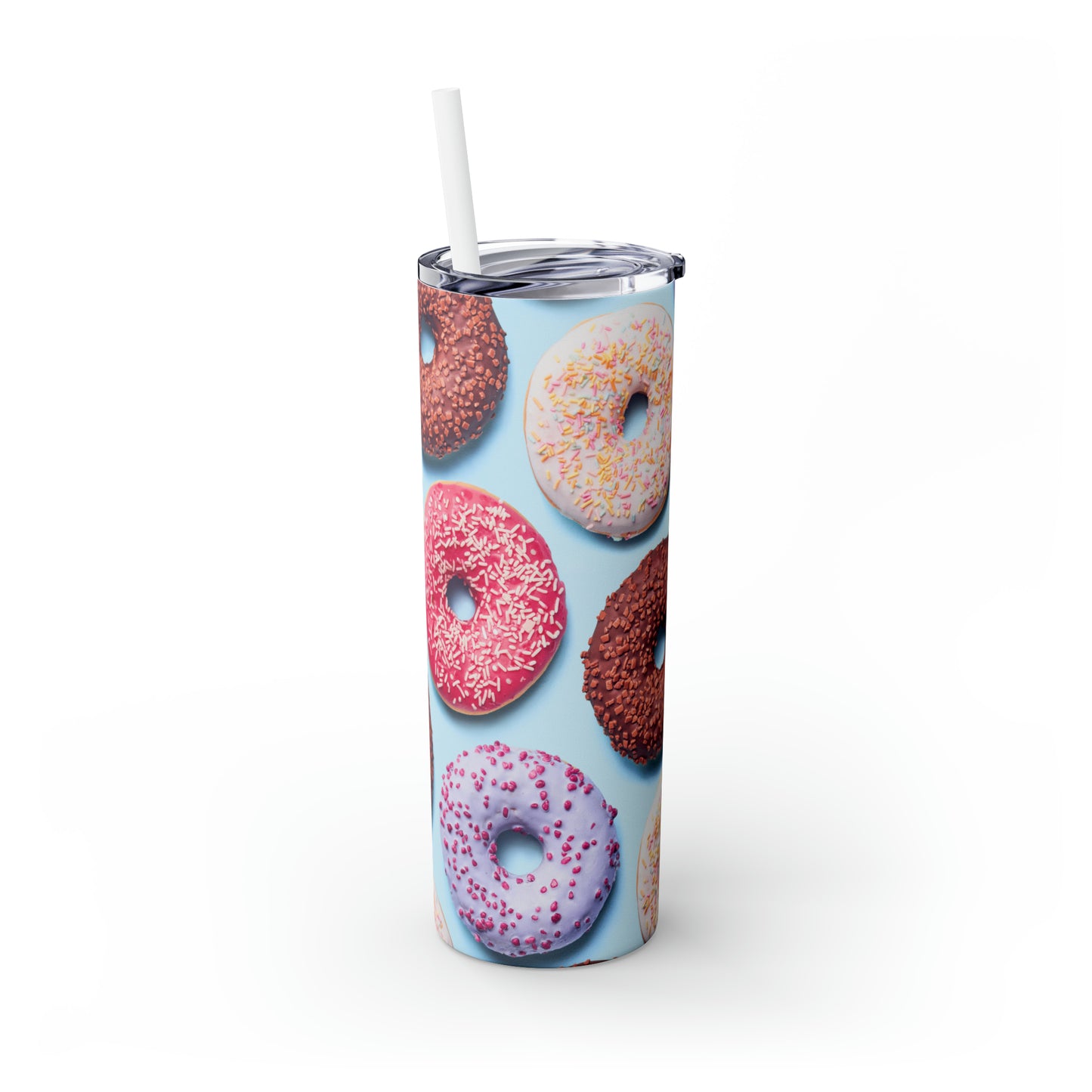 Donuts - Vaso delgado Inovax Maars® con pajita de 20 oz