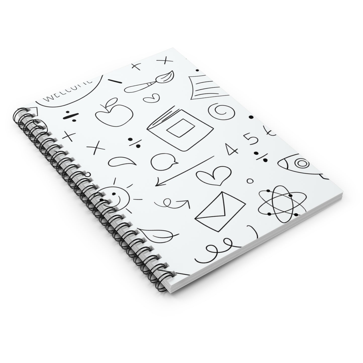 Doodle - Cuaderno espiral Inovax (línea reglada)