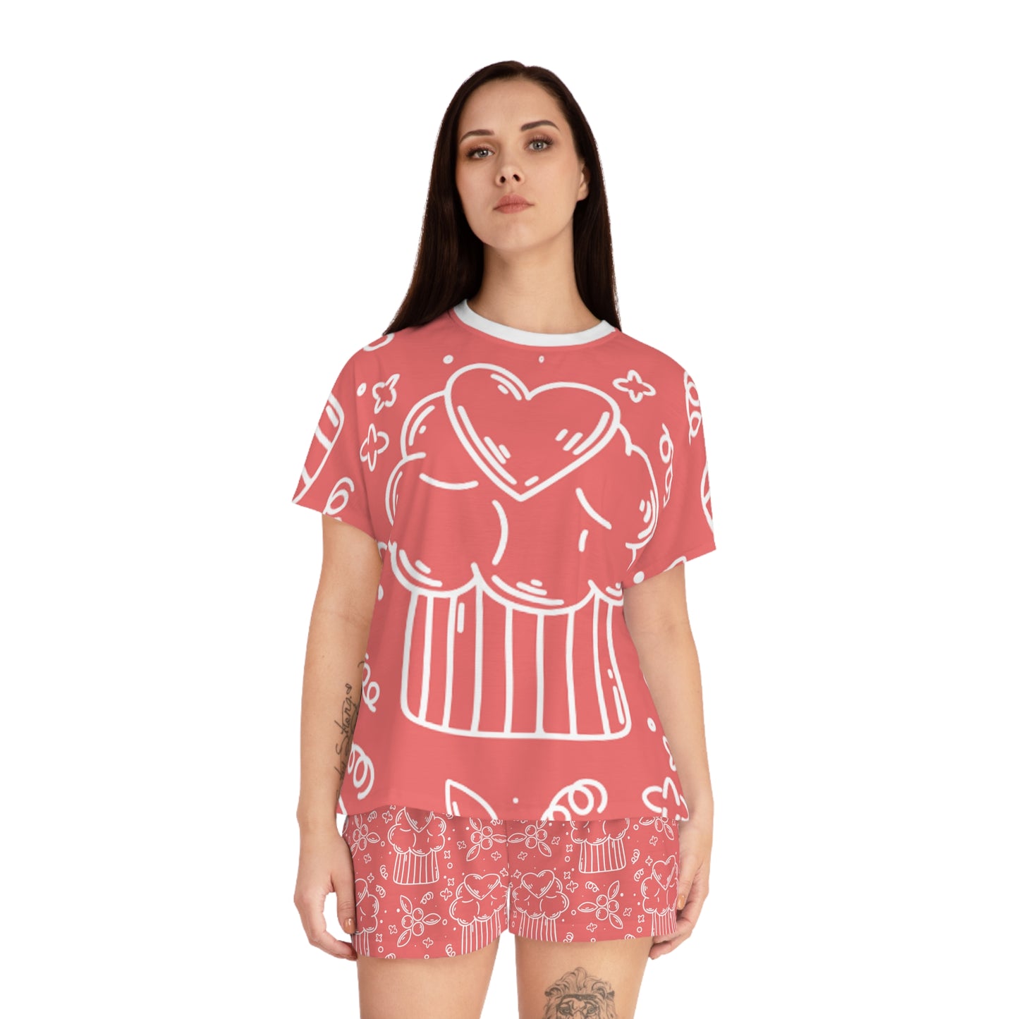 Doodle Pancake - Ensemble pyjama court Inovax pour femme