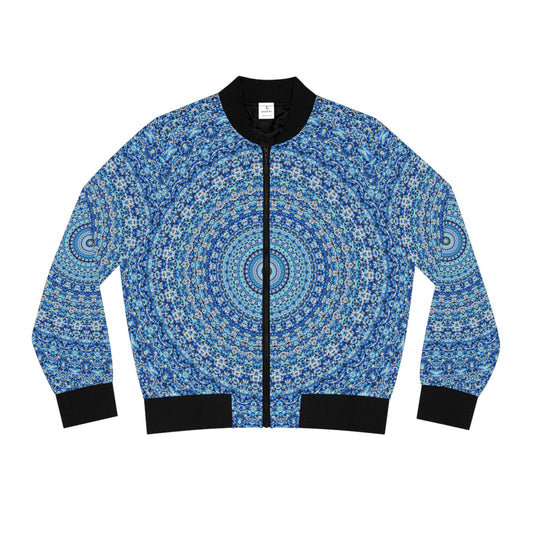 Mandala Bleu - Blouson Inovax Femme