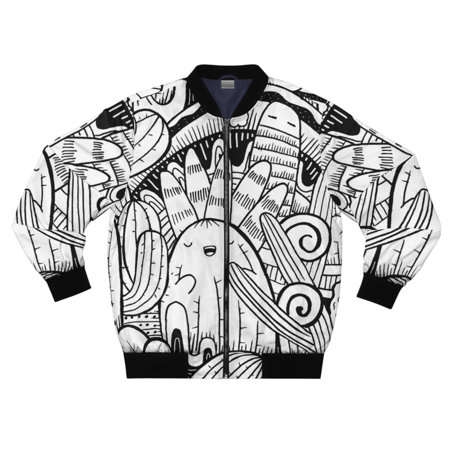 Doodle Cactus - Blouson aviateur Inovax pour hommes