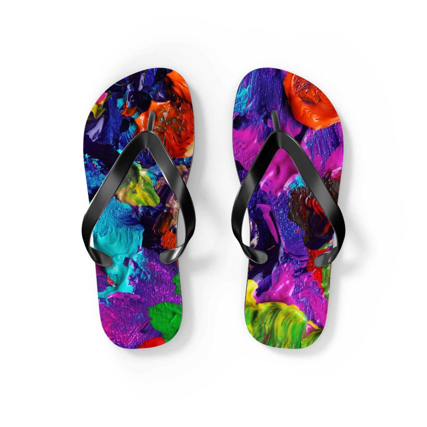 Color Paintings - Inovax Flip Flops